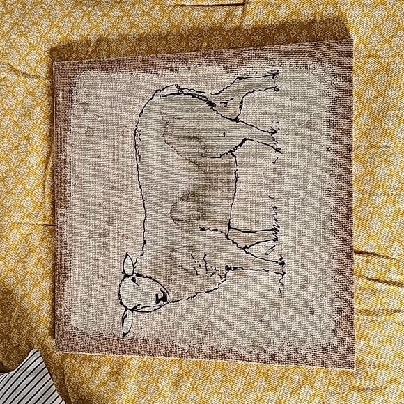 STUNNING ANNE TAVOLETTI SHEEP CANVAS ARTWORK - Picture 2 of 7